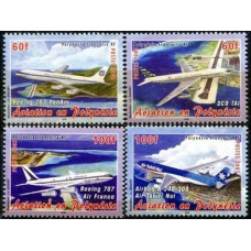 2005 French Polynesia Mi.948-951 Planes 6,50 €