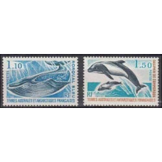 1977 French Antarctic Territory Mi.113-114 Sea fauna 18,00 €