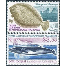 1995 French Antarctic Territory Mi.331-332 Sea fauna 12,00 €