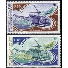 1981 French Antarctic Territory Mi.158-159 Helicopters 1.70 €