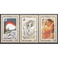 1993 Gambia Michel 1750-1752 Pablo Picasso 6.50 €