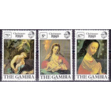 1980 Gambia Mi.415-417 Paintings 1,20 €
