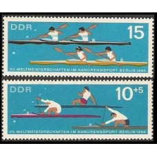 1966 Germany, East(DDR) Mi.1202-1203 Sport 1,70 €