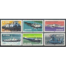 1981 Germany, East(DDR) Mi.2651-2656 Ships 4,40 €