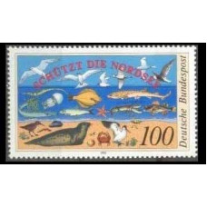 1990 Germany, West Mi.1454 North Sea protection 2,40 €