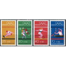 1972 Germany, West Mi.734-737 1972 Olympics in Munich 5,50 €