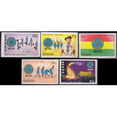 1974 Ghana Mi.434-438b Scaut 60,00 €
