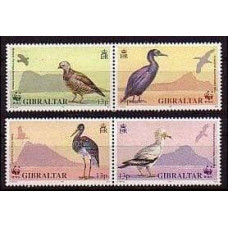 1991 Gibraltar Mi.619-622 WWF 6,00 €