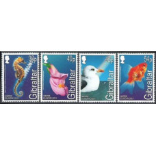2001 Gibraltar Mi.962-65 Sea fauna 7,00 €