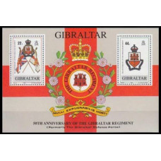 1989 Gibraltar Mi.568/B12 Emblems 1,80 €
