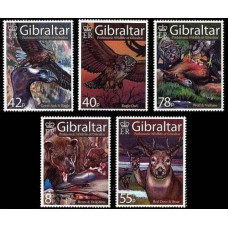 2007 Gibraltar Mi.1218-1222 Fauna 6.80 €