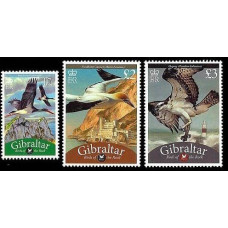 2009 Gibraltar Mi.1337-1339 Birds
