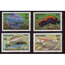 1984 Grenada Mi.1299-1302 Sea fauna 32,00 €