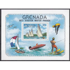 1977 Grenada Mi.839/B64 Ships with sails 2,50 €