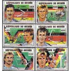 1991 Guinea Michel 1308-1313 1990 World championship on football of Italien 20.00 €