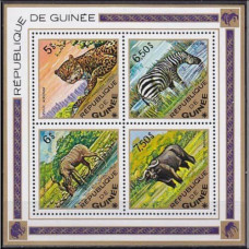 1975 Guinea Mi.721-24/B40 Fauna 12,00 €