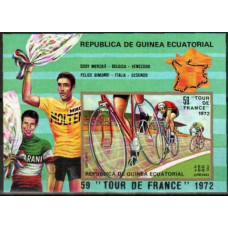 1973 Guinea Equatorial Michel 266/B73b Bicycle race 7.50 €