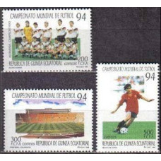 1994 Guinea Equatorial Michel 1782-1784 1994 World championship on football of USA 7.00 €