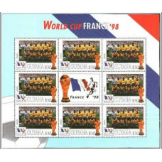 1998 Guyana Michel 6197KL (Brazil) 1998 World championship on football of France 15.50 €