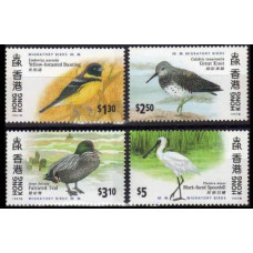 1997 Hong Kong Mi.811-814 Hong Kong migratory birds 4,00 €