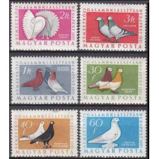 1957 Hungary Mi.1505-1510 Birds 3,40 €