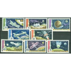 1969 Hungary Mi.2547-2554 Earth to the Moon by Jules Verne 5,50 €