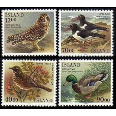 1987 Iceland Mi.668-671 Birds 10.00 €