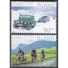 2004 Iceland Mi.1066-1067 Transport 3,60 €