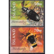 2004 Iceland Mi.1075-1076 Insects 2,80 €
