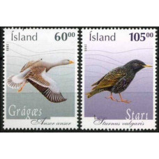 2005 Iceland Mi.1111-1112 Birds