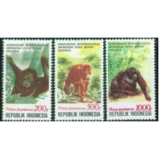 1991 Indonesia Michel 1400-1402 Fauna 7.00 €