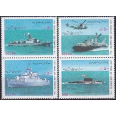 2001 Iran Mi.2866-69 Ships 11,00