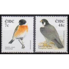 2003 Ireland (EIRE) Mi.1523A-1524A Birds, Stonechat and Falcon 1,70 €