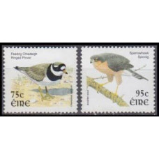 2003 Ireland (EIRE) Mi.1476-1477 Birds, Plover and Sparrowhawk 4,50 €