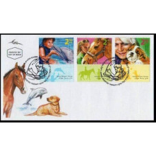 2009 Israel Mi.2071-2073FDC Animal Assisted Therapy
