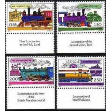 1977 Israel Michel 722-725 Railways in the Holy Land 1.60 €