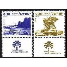 1977 Israel Michel 719-720 Landscapes 2.20 €