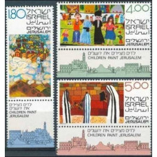 1979 Israel Michel 808-810 Children's Paintings 0.60 €