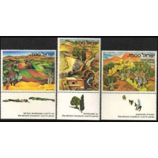 1982 Israel Michel 881-883 Landscapes 3.50 €