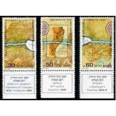 1987 Israel Michel 1074-1076 Exploration of Jordan River & Dead Sea 4.50 €