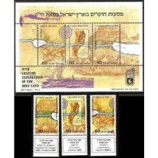 1987 Israel Michel 1074-76+1077-79/B35 Exploration of Jordan River & Dead Sea 10.50 €