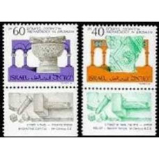 1988 Israel Michel 1111-1112y Archaeology in Jerusalem 11.00 €