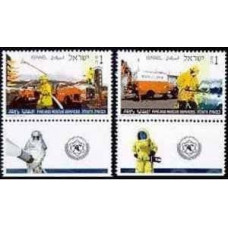 1995 Israel Michel 1352-1353 Fire and Rescue Services 2.00 €