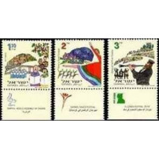 1997 Israel Michel 1435-1437 Klezmers and Zefat in the background 6.00 €