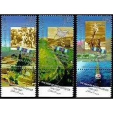 1998 Israel Michel 1452-1454 The raising of the "Ink Flag" in Eilat 3.60 €