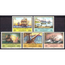 1983 Jersey Mi.293-298 Ships with sails 4,50 €