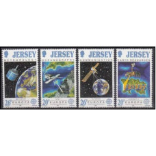 1991 Jersey Mi.539-542 Satellite ERS-1 3,00 €