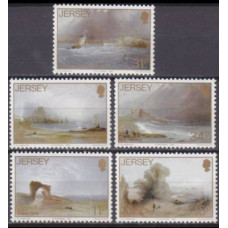 1987 Jersey Mi.420-424 Paintings 5,00 €