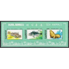 1979 Korea, North Mi.1937-39KLb Sea fauna 16,00 €