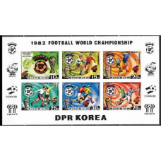 1981 Korea, North Mi.2099-2104KLb 1982 World championship on football of Spanien 36,00 €